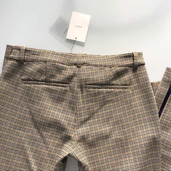 A.L.C Javier Split Flare-Leg Houndstooth Pants - Picture 7 of 12
